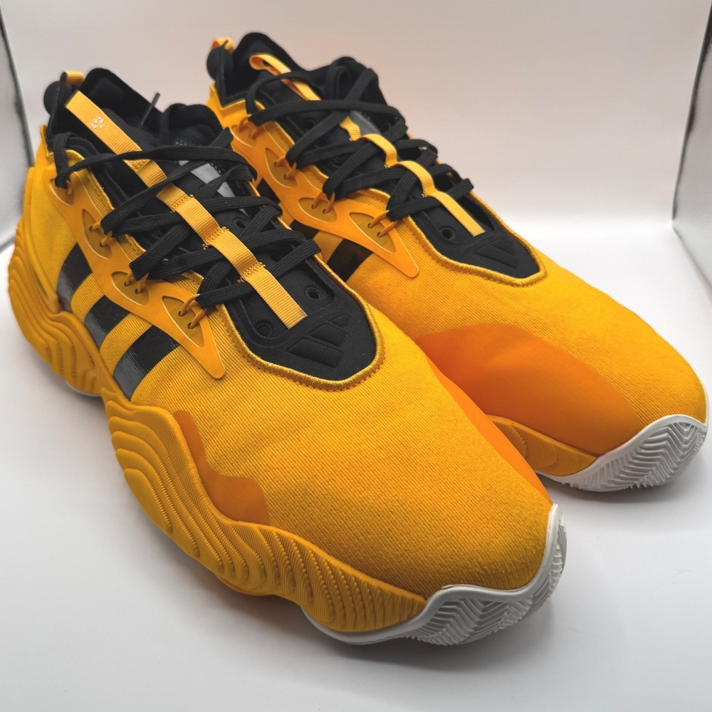Adidas Trae Young 3 Mens Basketball Shoes Yellow Black ID5927 Size 16 NO Insoles